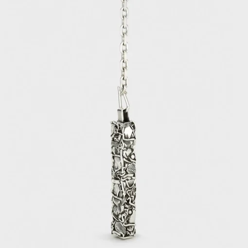 Celine César Project Compression Necklace in Sterling Silver