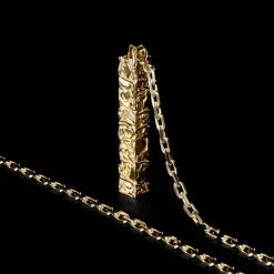 Celine César Project Compression Necklace in Vermeil
