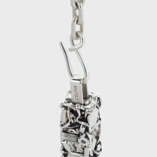 Celine César Project Compression Necklace in Sterling Silver