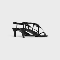 CELINE CUIR TRIOMPHE SANDAL in LAMBSKIN