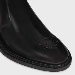 CELINE DONAVAN CHELSEA BOOT in POLISHED BULL
