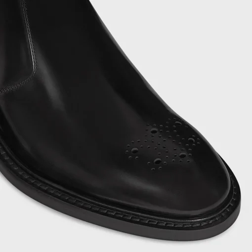 CELINE DONAVAN CHELSEA BOOT in POLISHED BULL