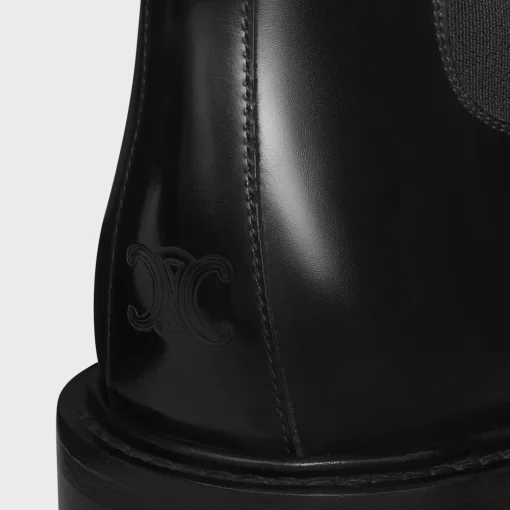 CELINE DONAVAN CHELSEA BOOT in POLISHED BULL