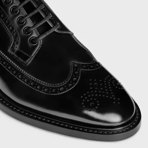 CELINE DONAVAN DERBY WITH BROGUES in POLISHED BULL