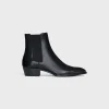 CELINE DRUGSTORE CHELSEA BOOT in Shiny calfskin