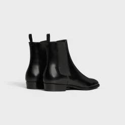 CELINE DRUGSTORE CHELSEA BOOT in Shiny calfskin