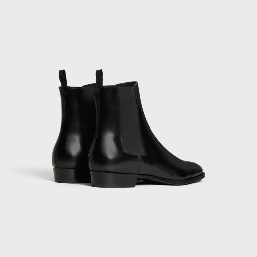 CELINE DRUGSTORE CHELSEA BOOT in Shiny calfskin