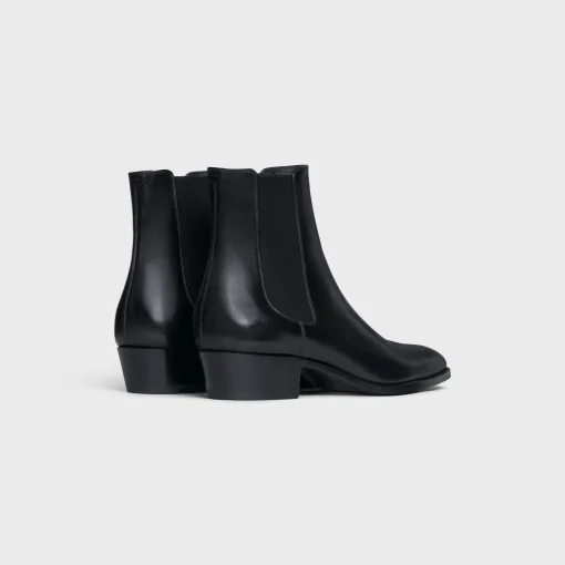 CELINE DRUGSTORE CHELSEA BOOT in Shiny calfskin