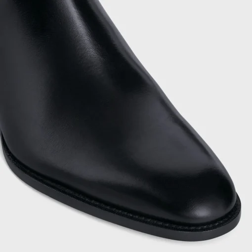 CELINE DRUGSTORE CHELSEA BOOT in Shiny calfskin