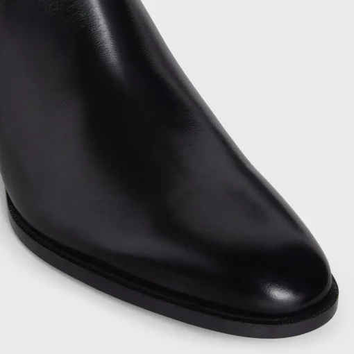 CELINE DRUGSTORE JODHPUR BOOT in Shiny calfskin
