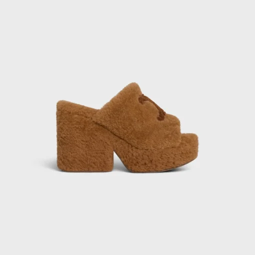 CELINE ELENA MULE in SHEARLING
