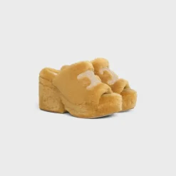 CELINE ELENA MULE in SHEARLING