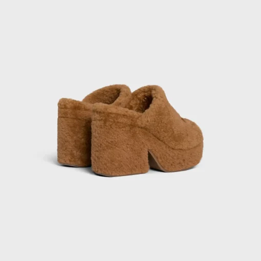 CELINE ELENA MULE in SHEARLING