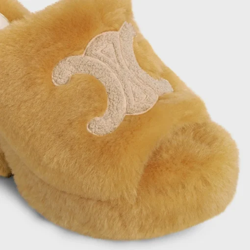 CELINE ELENA MULE in SHEARLING