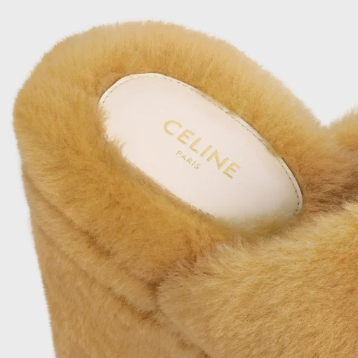 CELINE ELENA MULE in SHEARLING
