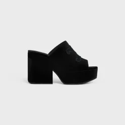 CELINE ELENA MULE in VELVET