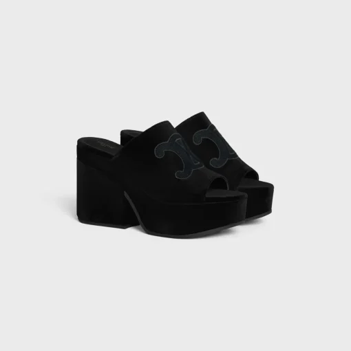 CELINE ELENA MULE in VELVET
