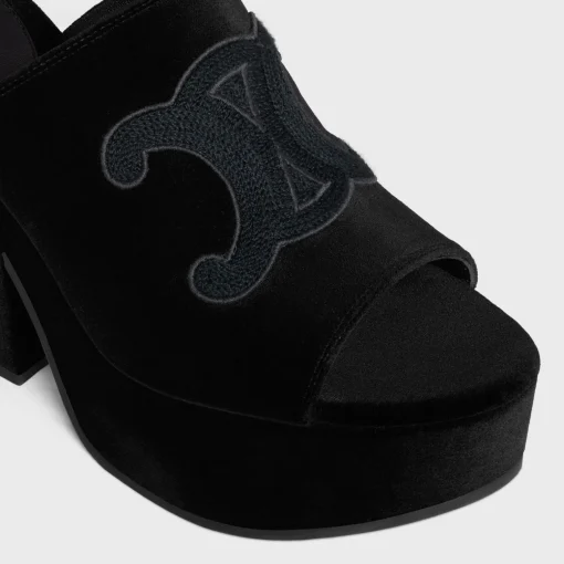 CELINE ELENA MULE in VELVET