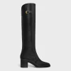 CELINE GARANCE HIGH BOOT in CALFSKIN