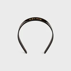 Celine Headband in Acetate and Steel