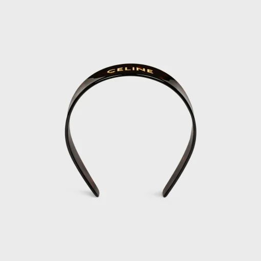 Celine Headband in Acetate and Steel