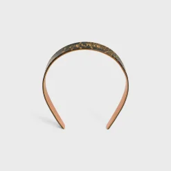 Celine Headband in Acetate and Steel