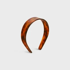 Celine Headband in Acetate and Steel