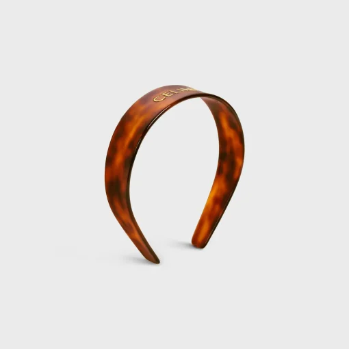 Celine Headband in Acetate and Steel