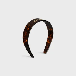 Celine Headband in Acetate and Steel