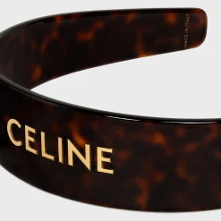 Celine Headband in Acetate and Steel