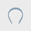Celine Headband in Cotton and Brass with Gold Finish