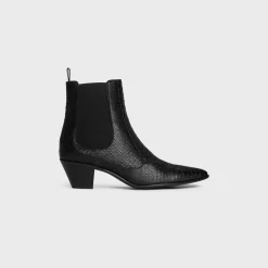 CELINE HECTOR CHELSEA BOOT in PYTHON STAMPED CALFSKIN