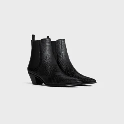 CELINE HECTOR CHELSEA BOOT in PYTHON STAMPED CALFSKIN