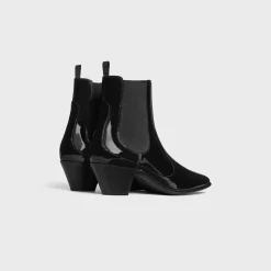 CELINE HECTOR CHELSEA BOOT in PATENT CALFSKIN