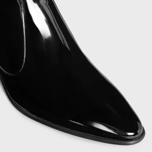 CELINE HECTOR CHELSEA BOOT in PATENT CALFSKIN