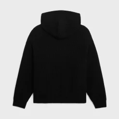 celine hooded sweater in monochromic wool