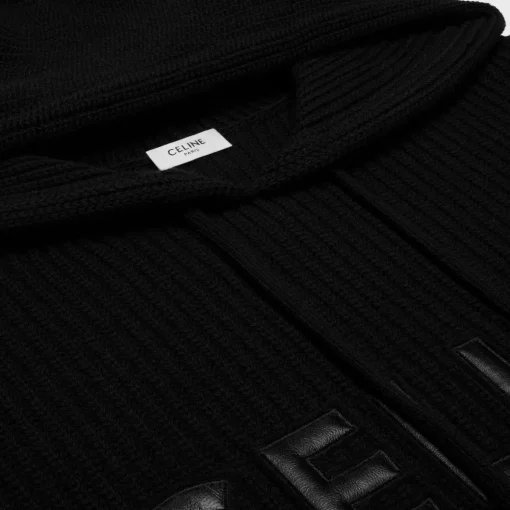 celine hooded sweater in monochromic wool