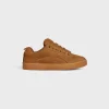CELINE HUNTINGTON LOW LACE-UP SNEAKER in SUEDE CALFSKIN AND MESH