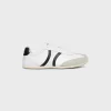 CELINE JOGGER LOW LACE-UP SNEAKER WITH TRIOMPHE in CALFSKIN AND SUEDE CALFSKIN