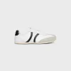 CELINE JOGGER LOW LACE-UP SNEAKER in CALFSKIN & SUEDE CALFSKIN