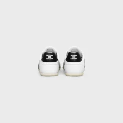 CELINE JOGGER LOW LACE-UP SNEAKER WITH TRIOMPHE in CALFSKIN AND SUEDE CALFSKIN