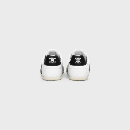 CELINE JOGGER LOW LACE-UP SNEAKER in CALFSKIN & SUEDE CALFSKIN