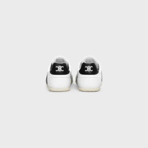 CELINE JOGGER LOW LACE-UP SNEAKER WITH TRIOMPHE in CALFSKIN AND SUEDE CALFSKIN