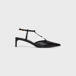 CELINE KITTEN T-BAR STRAP PUMP in CALFSKIN
