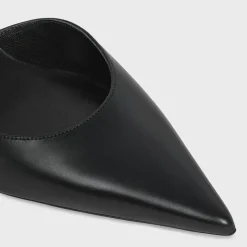 CELINE KITTEN TRIOMPHE STRAP PUMP in CALFSKIN
