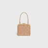 CELINE LANA MINAUDIERE in SUEDE CALFSKIN WITH TRIOMPHE STRASS