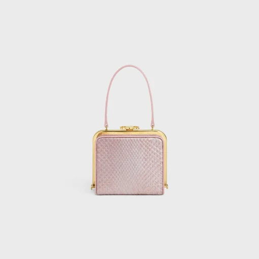 CELINE LANA MINAUDIERE in pearly python