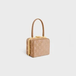 CELINE LANA MINAUDIERE in SUEDE CALFSKIN WITH TRIOMPHE STRASS