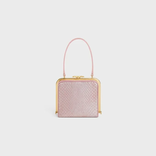 CELINE LANA MINAUDIERE in pearly python