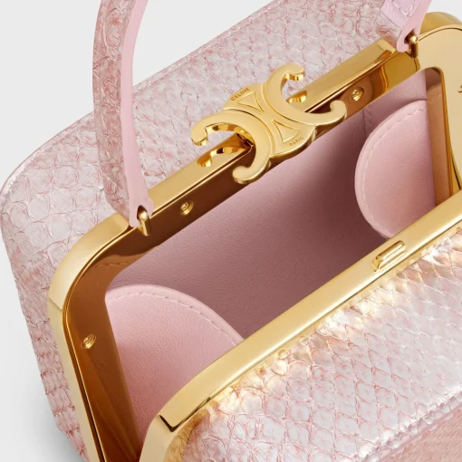 CELINE LANA MINAUDIERE in pearly python